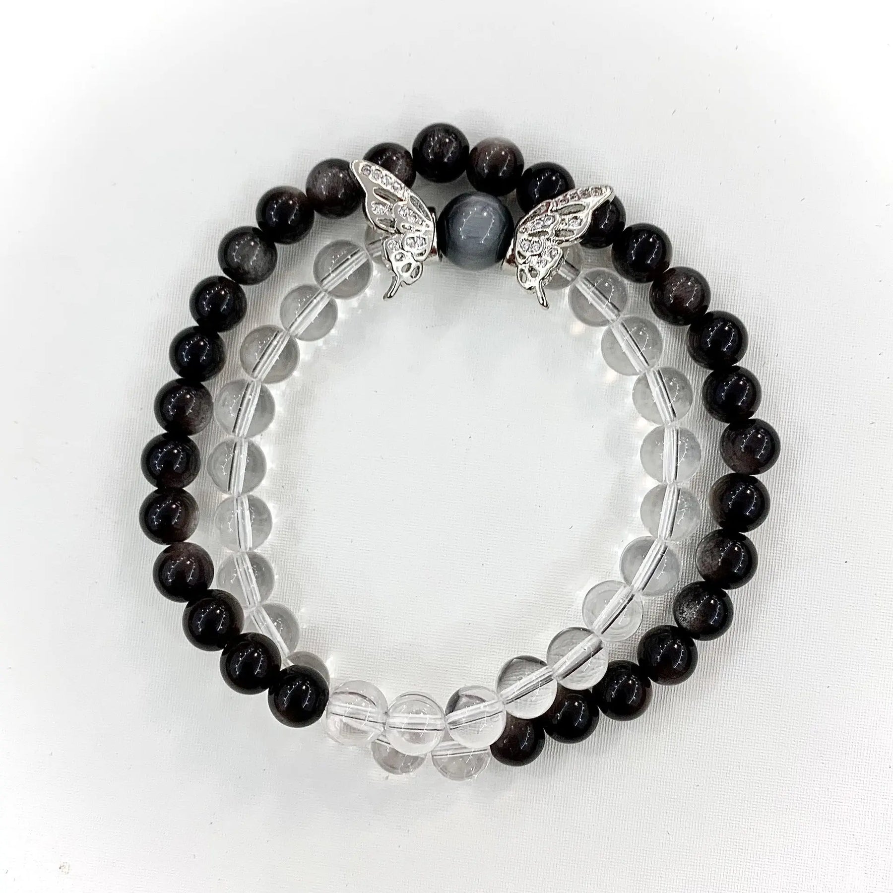 White Clear Quartz Bracelet