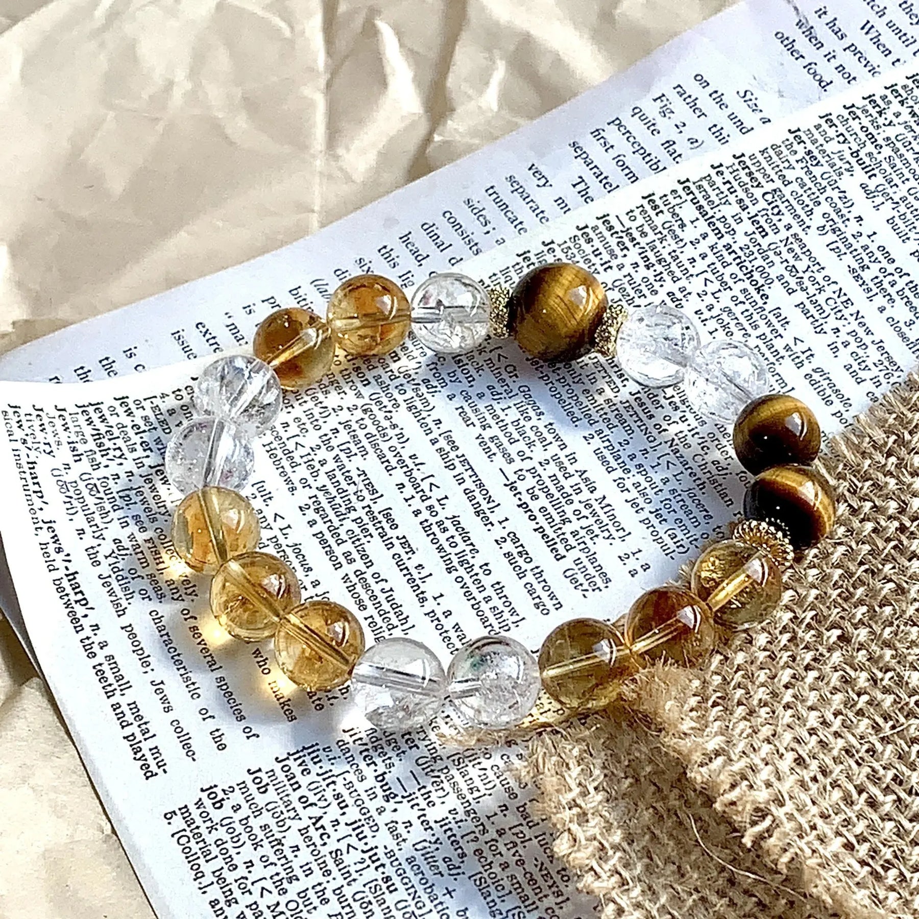 Tiger Eye Crystal Bracelet 