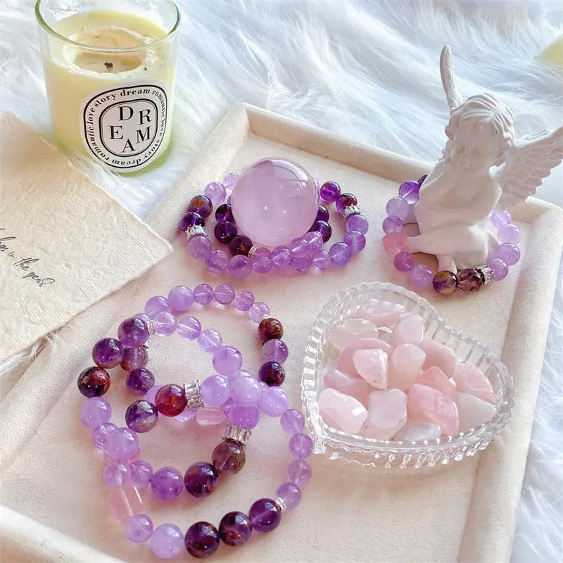 Lavender Amethyst Bracelet 