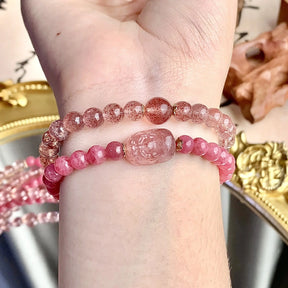 Strawberry Quartz Bracelet