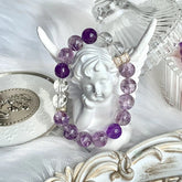 Amethyst Azeztulite Bracelet