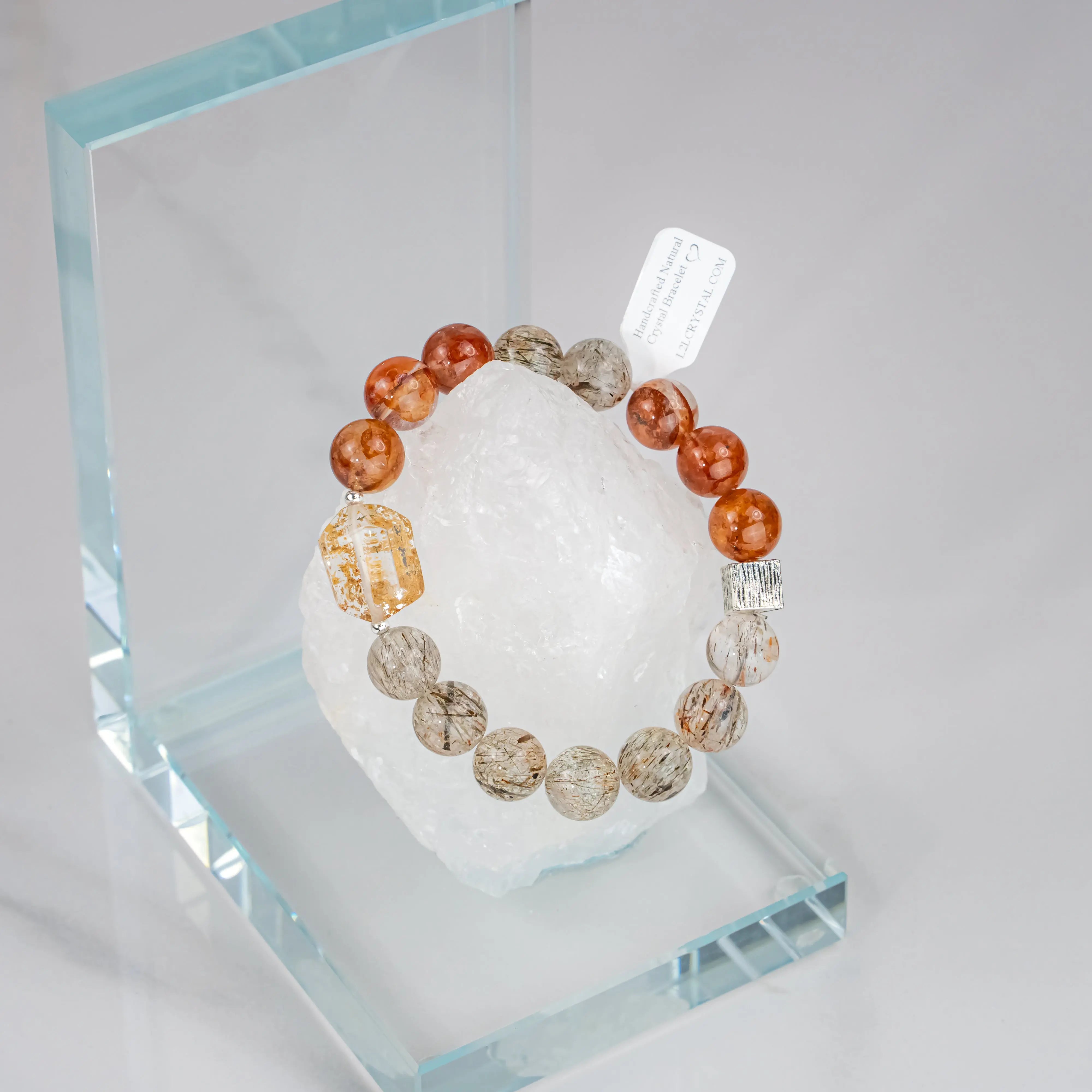 hematoid-quartz-phantom-quartz-bracelet.L2L Crystal