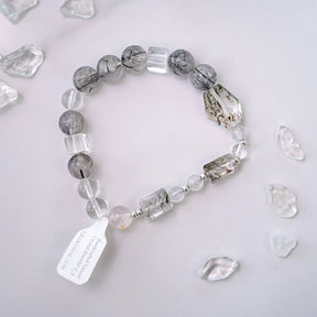 black-rutilated-clear-quartz-bracelet.L2L Crystal.L2L Crystal