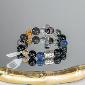 Citrine Blue Fluorite Herkimer Diamond Bracelet L2L Crystal