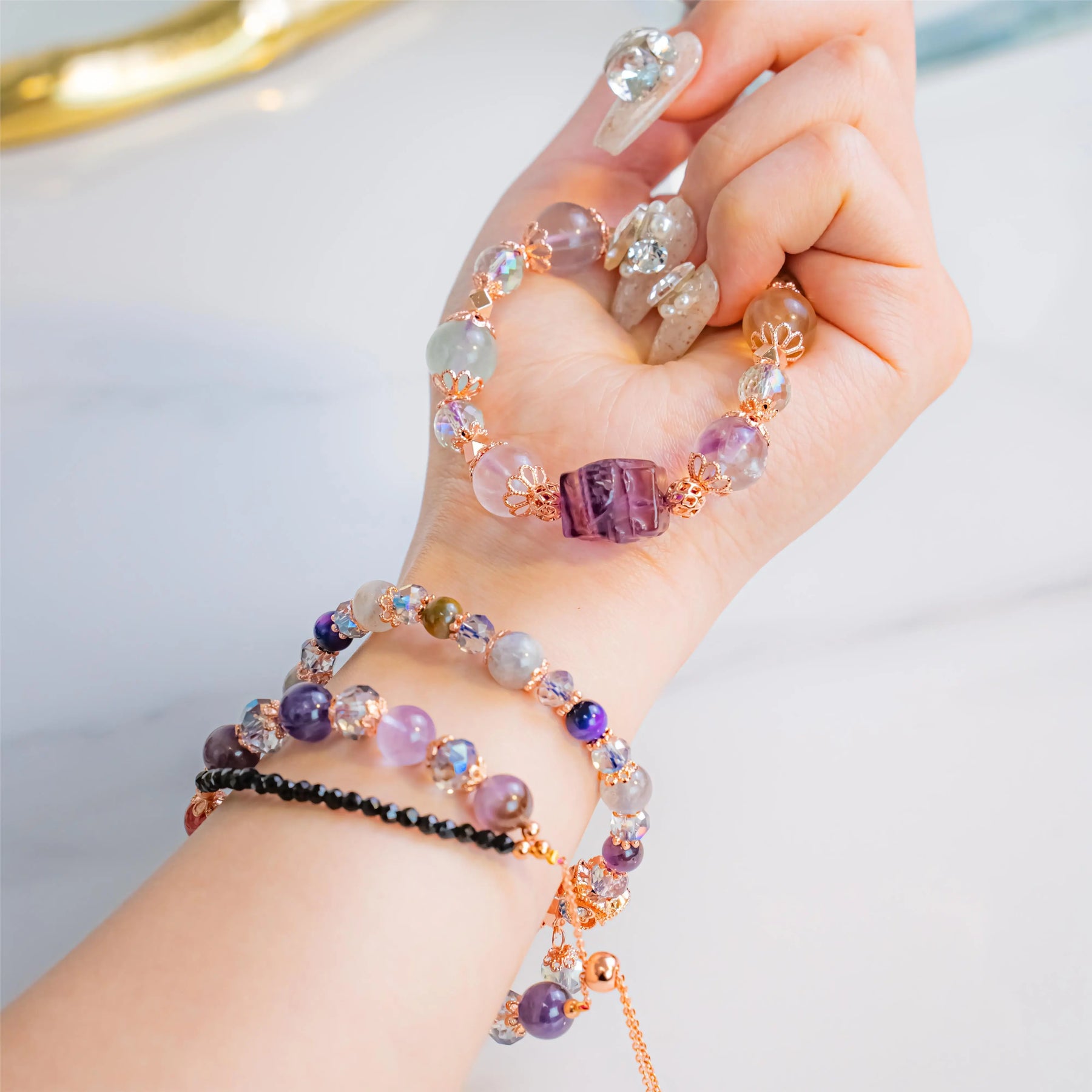 Crystal Mystery Box- Natural Gemstone Bracelet L2L Crystal