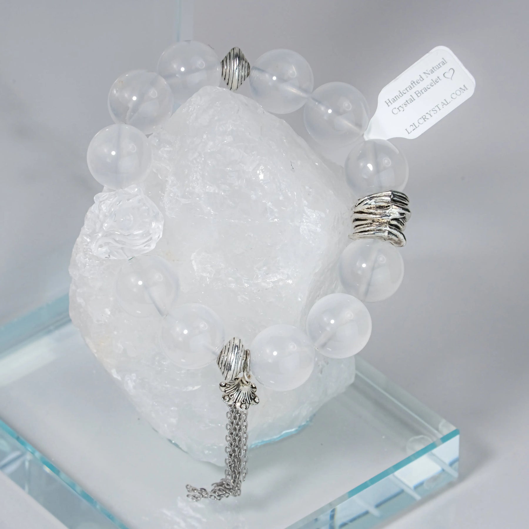 Milky Clear Quartz Bracelet L2L Crystal