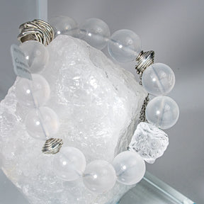 Milky Clear Quartz Bracelet L2L Crystal