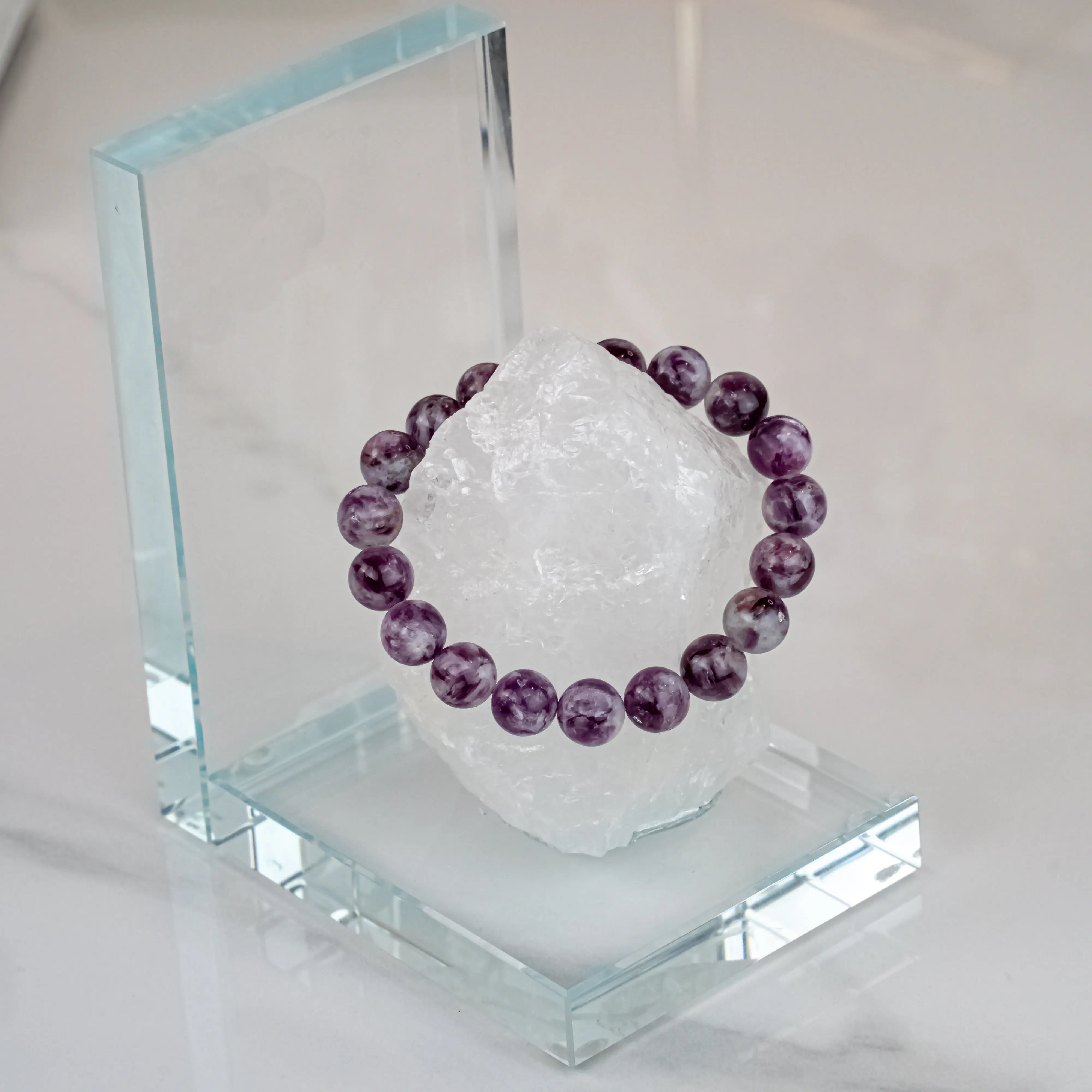 Natural Snowflake Lepidolite Bracelet L2L Crystal
