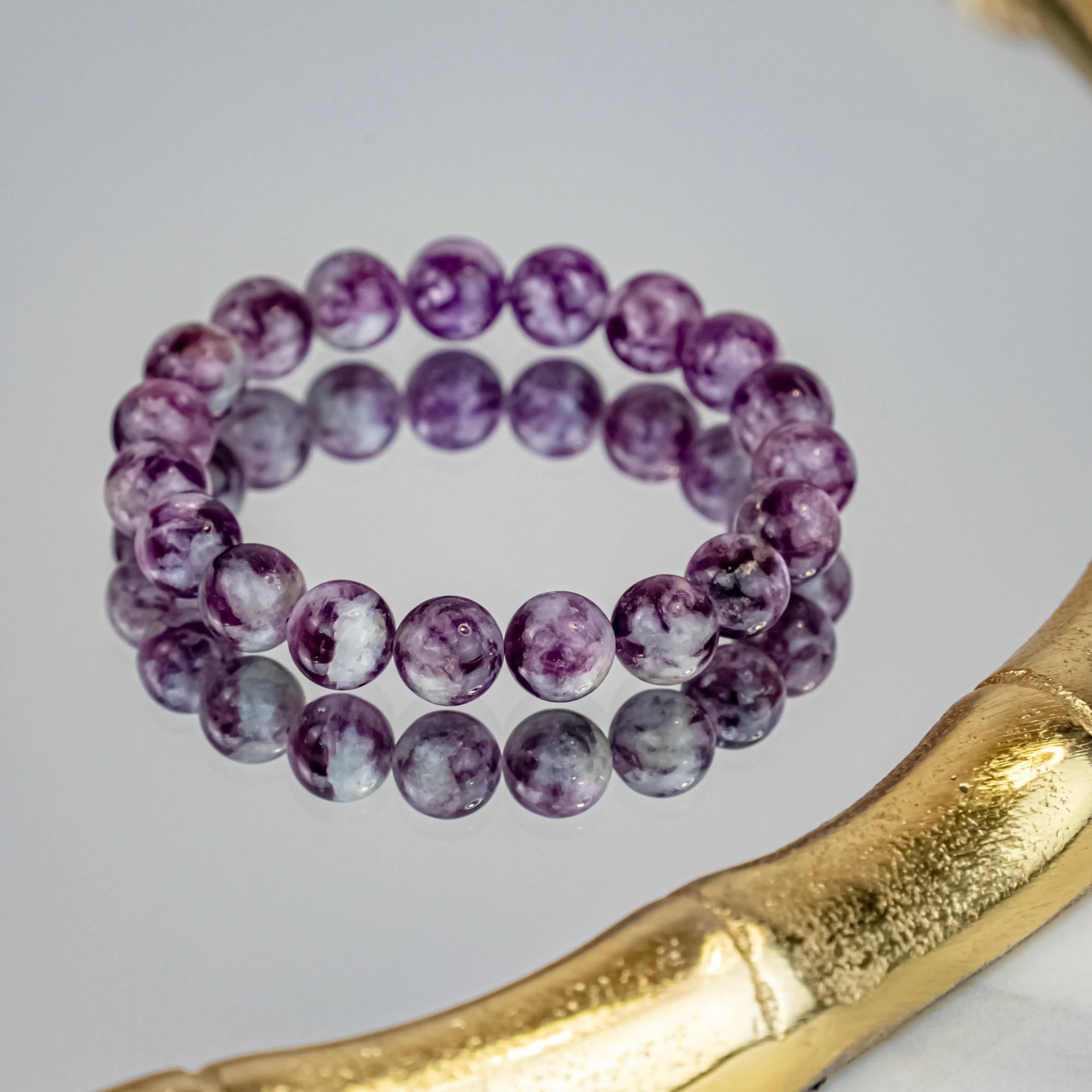 Natural Snowflake Lepidolite Bracelet L2L Crystal