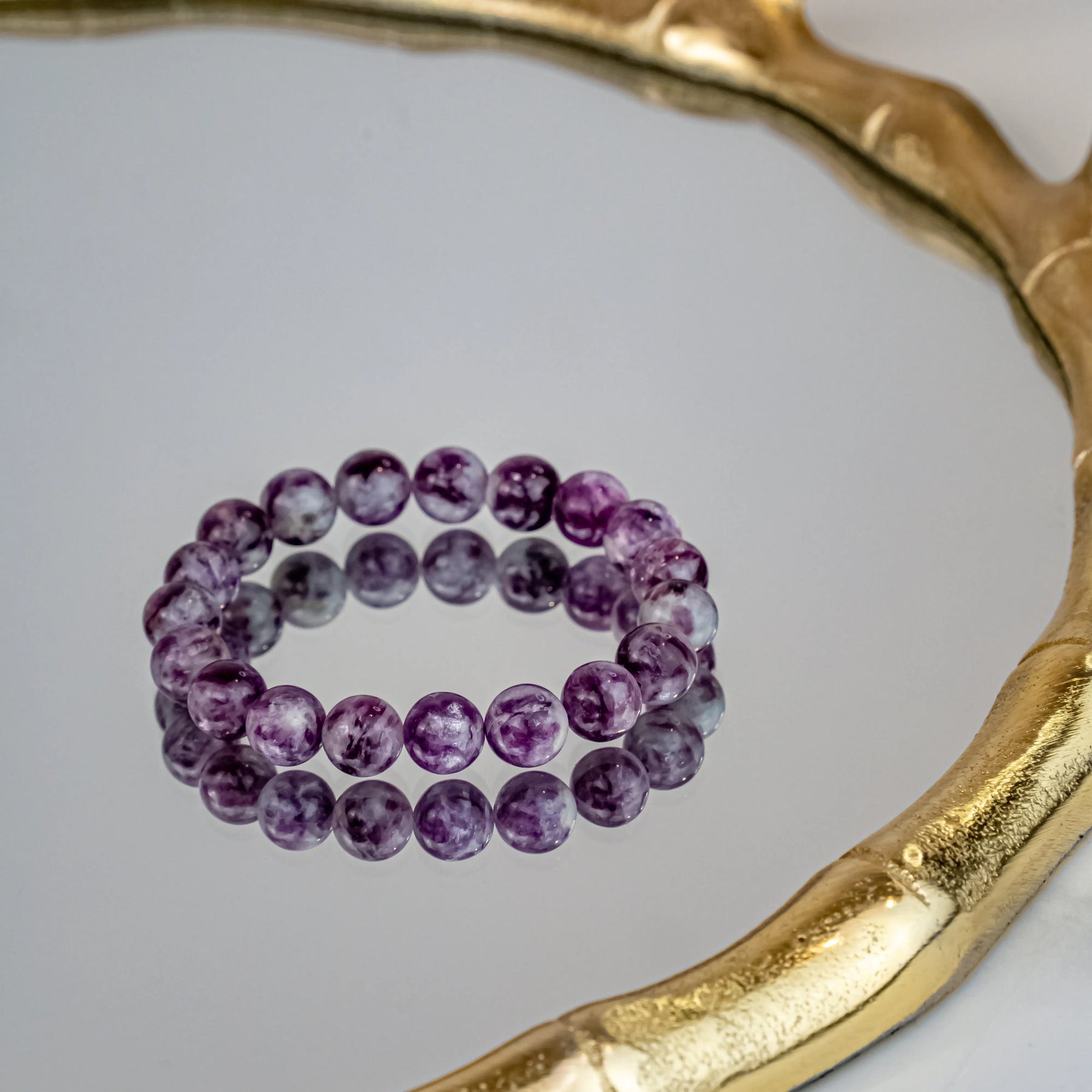 Natural Snowflake Lepidolite Bracelet L2L Crystal