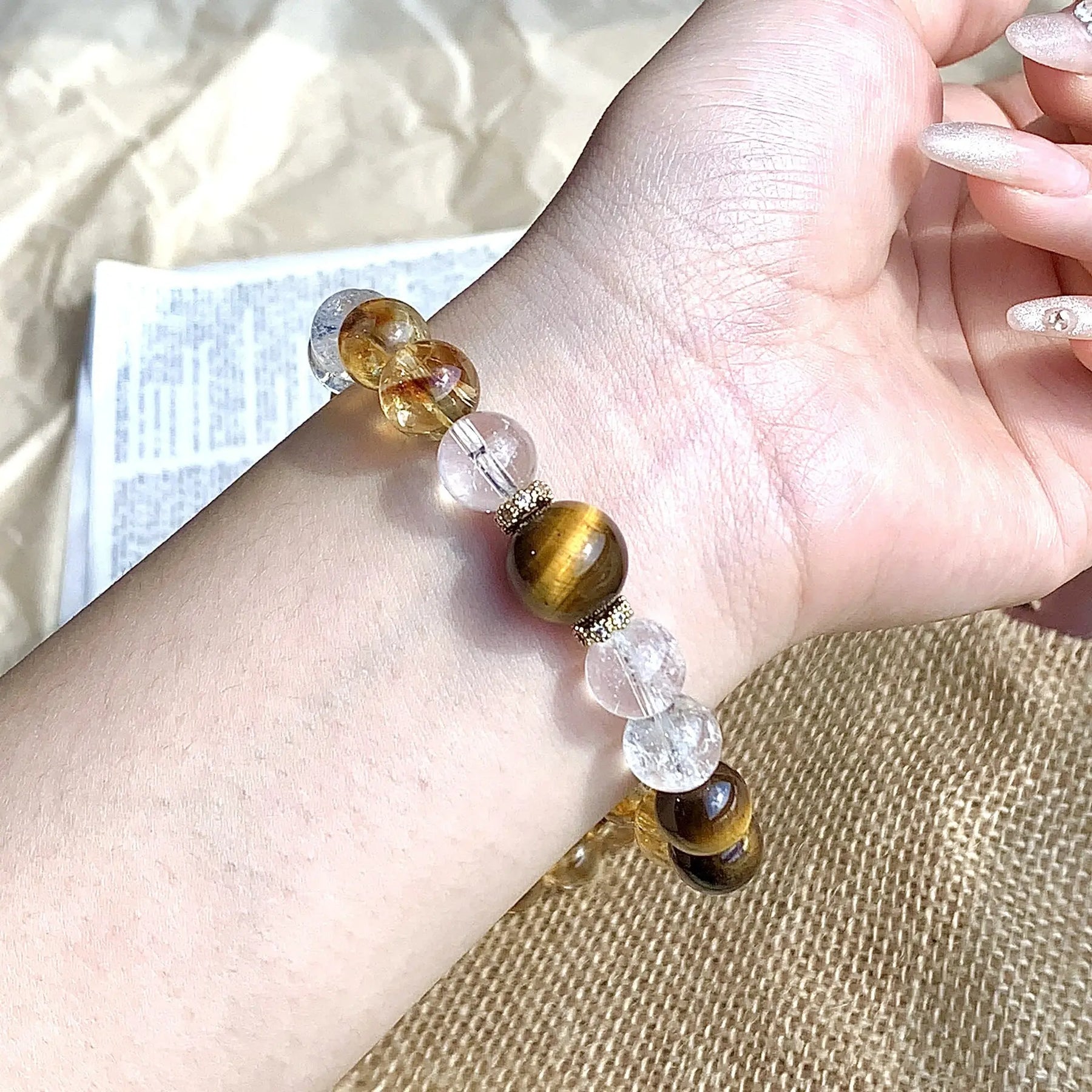 Tiger Eye Crystal Bracelet 