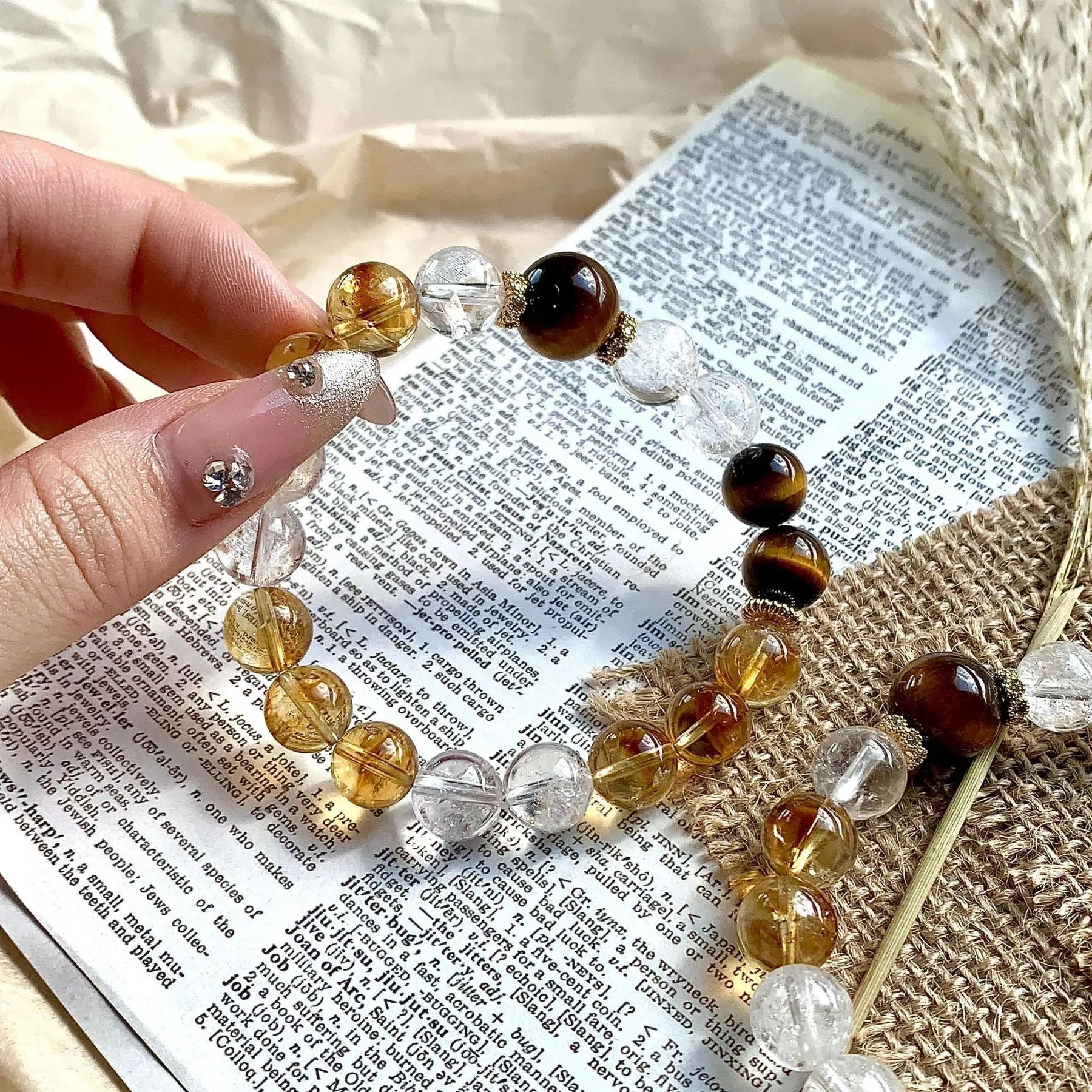 Tiger Eye Crystal Bracelet 