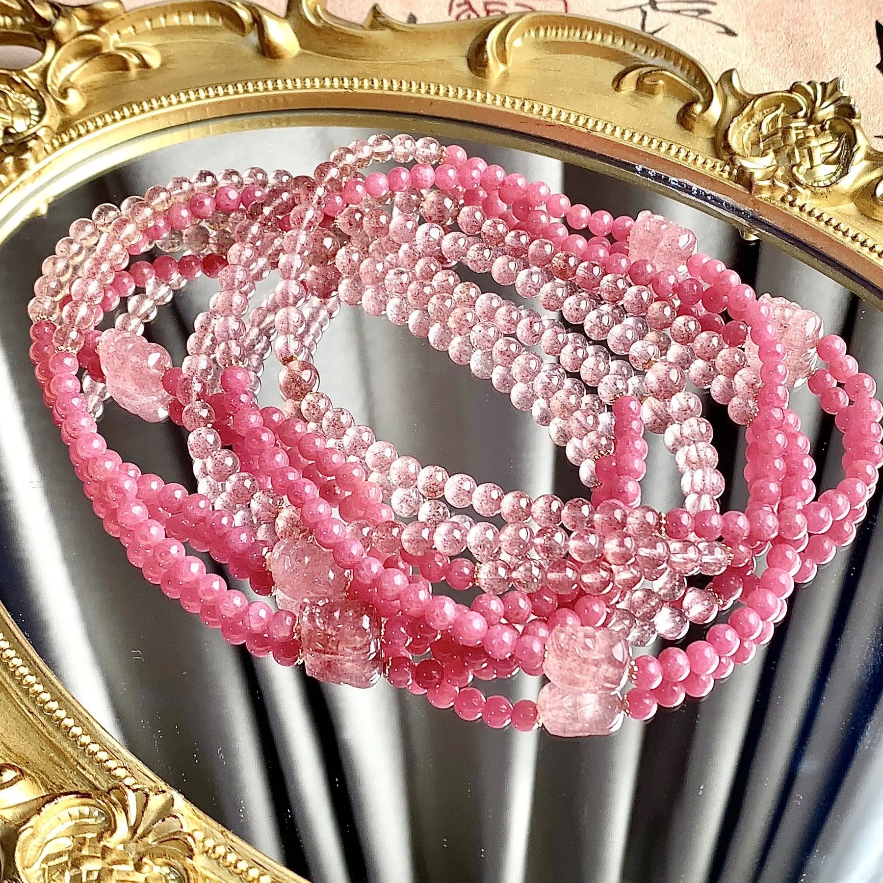 Strawberry Quartz Bracelet