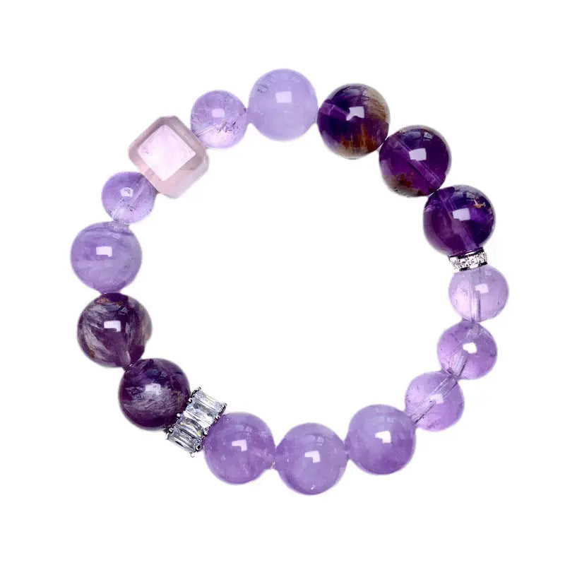 Lavender Amethyst Bracelet 